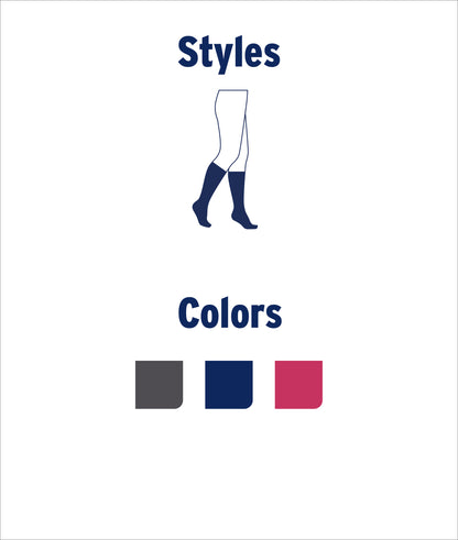 JOBST Style Knee High 30-40 mmHg Closed Toe Unisex