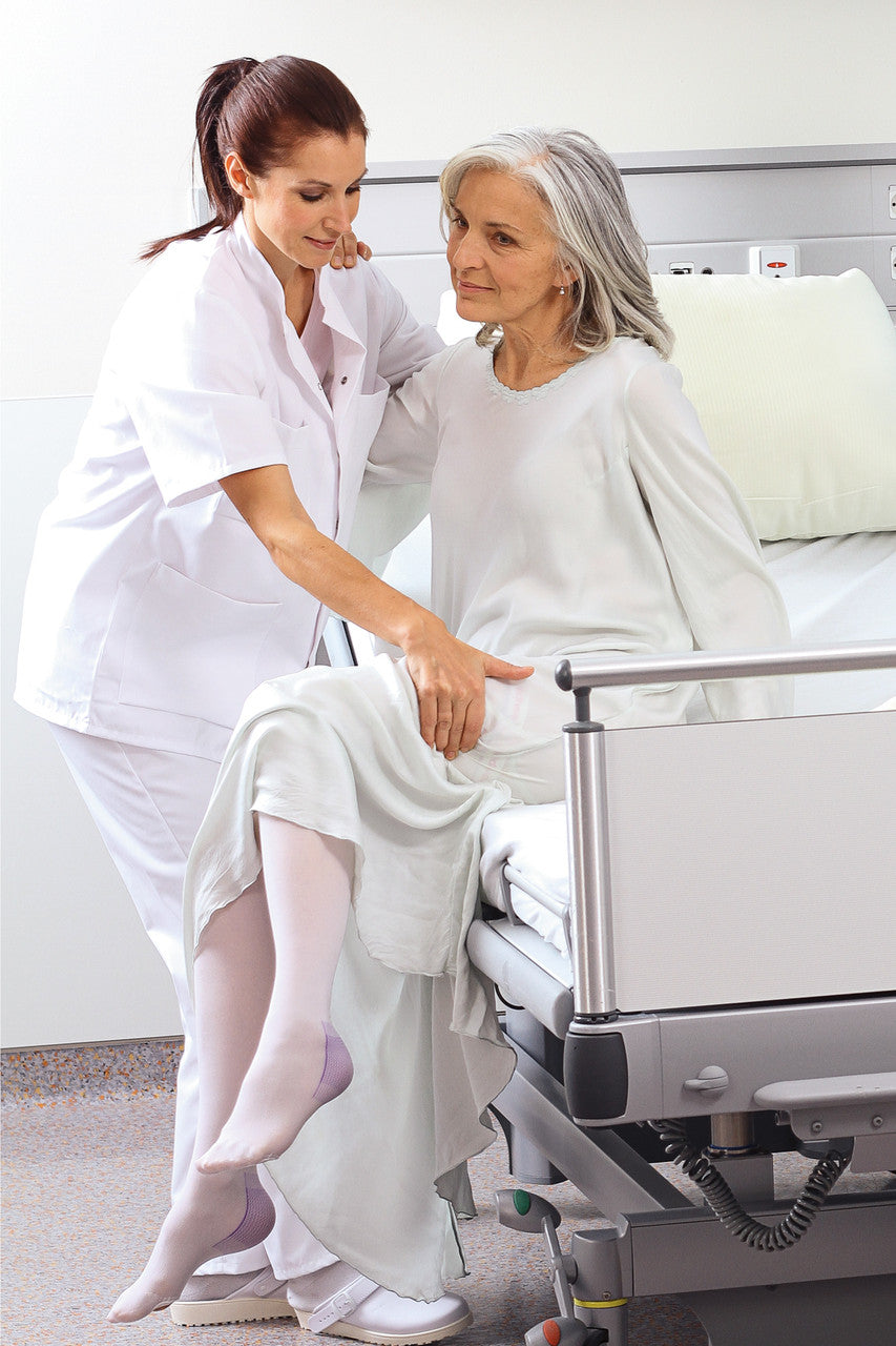 Thrombexin Anti-Embolism Thigh High W/ Silicone Band - Unisex - Leg