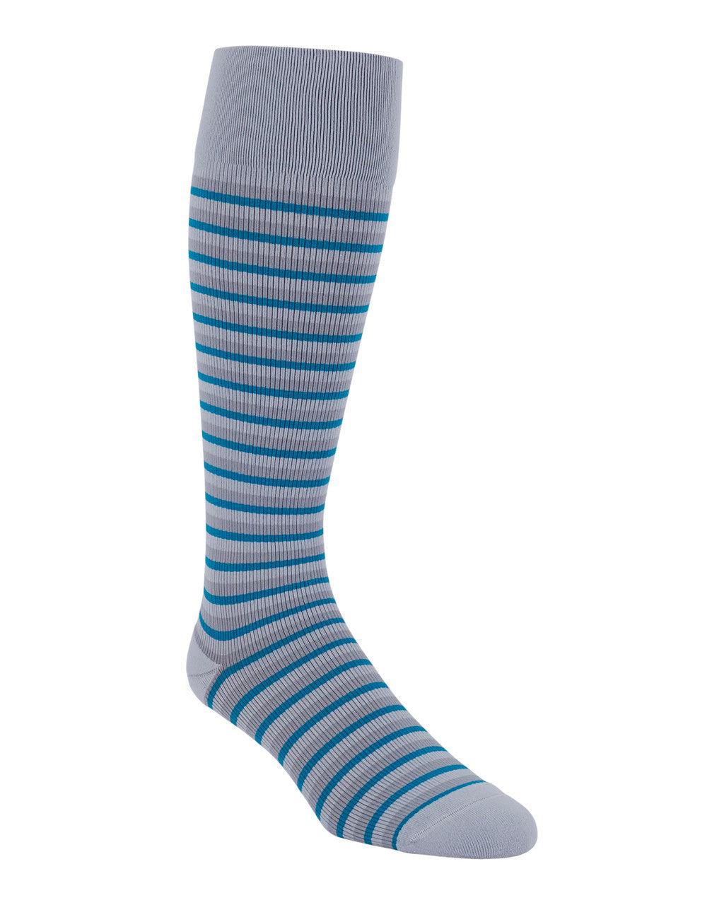 Rejuva Stripe Compression Knee High 15-20mmHg - Compression Level: Moderate 15-20 MmHg - Unisex - Knee