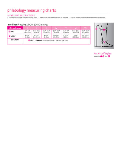 Mediven Active Ribbed Knee High 15-20mmHg - Compression Level: Moderate 15-20 MmHg - Unisex - Knee