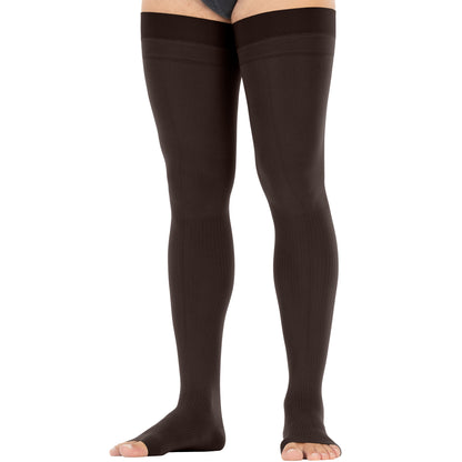 JOBST forMen Thigh High 20-30 mmHg Open Toe Men's