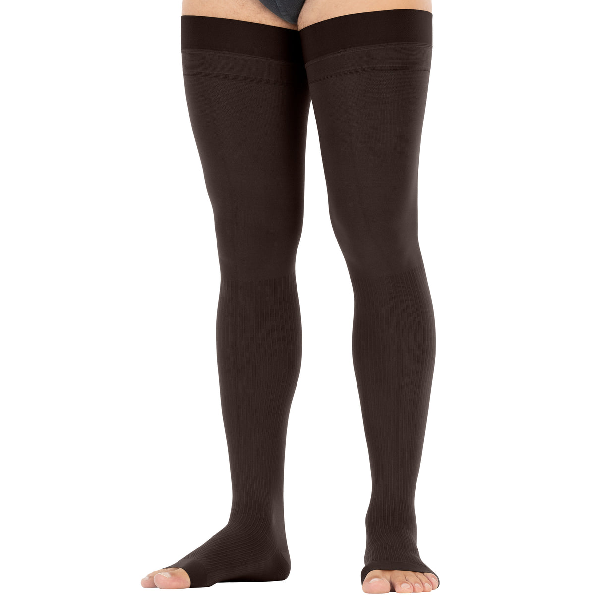 JOBST forMen Thigh High 15-20 mmHg Open Toe Men's
