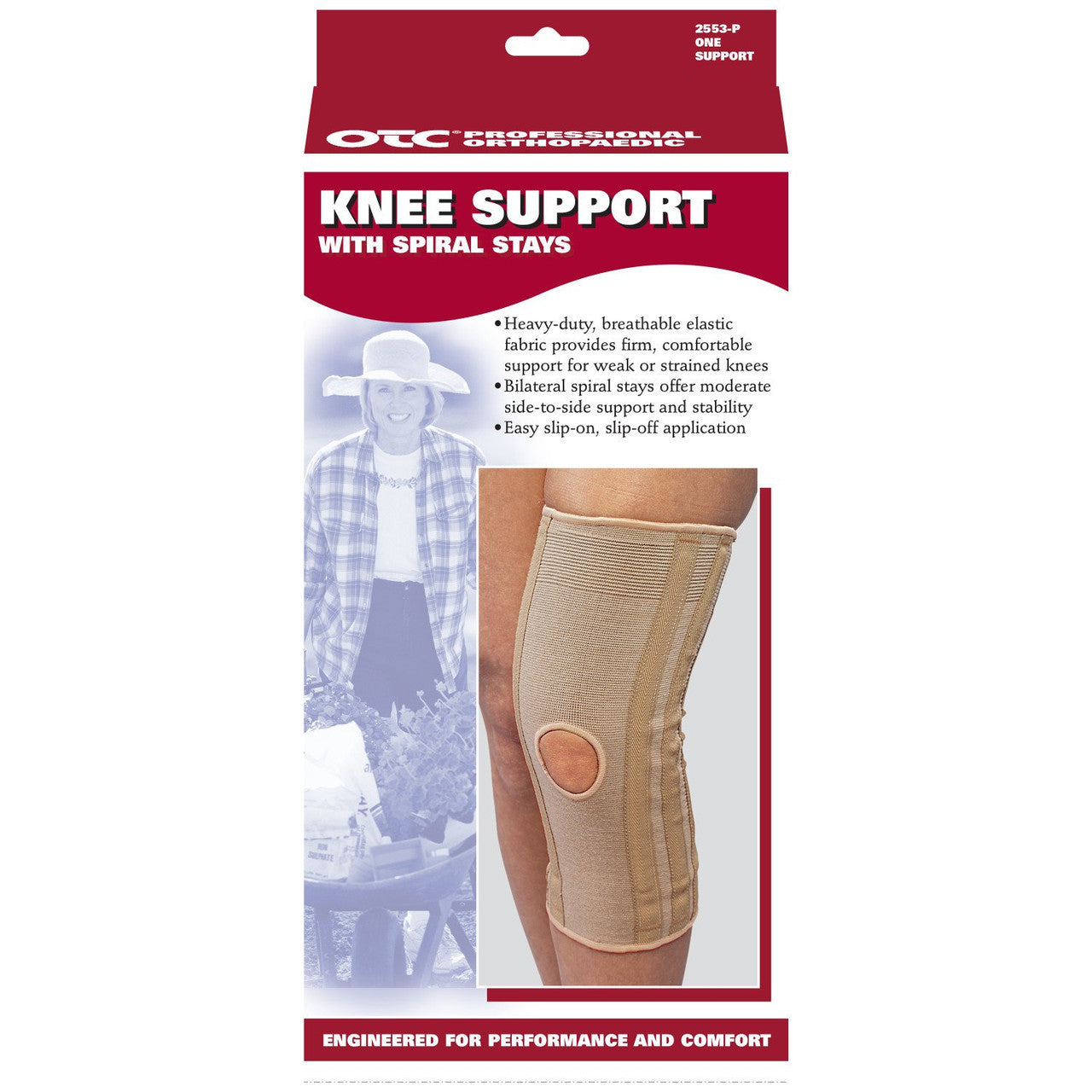 SAI Knee Support with Spiral Stays - Unisex - Knee