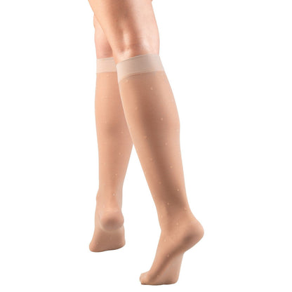 Truform Lites Sheer Patterned Knee High 15-20mmHg - Compression Level: Moderate 15-20 MmHg - Female - Knee