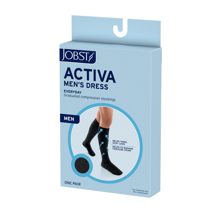 JOBST® Activa Men's Dress Knee High 8-15mmHg