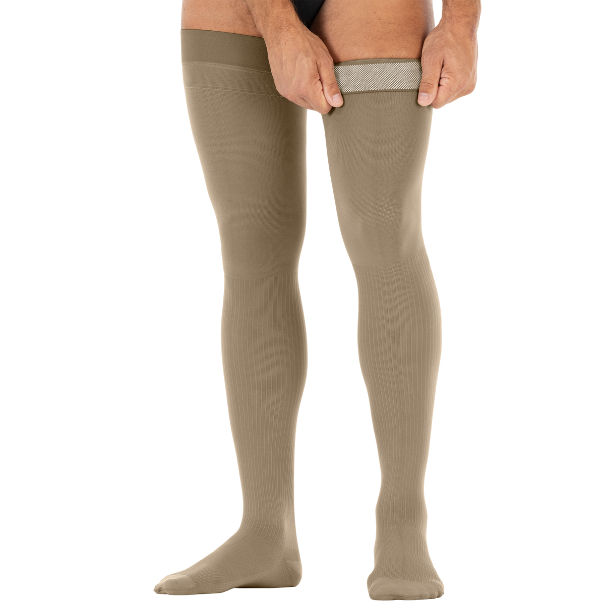 JOBST forMen Thigh High 20-30 mmHg Closed Toe Men's
