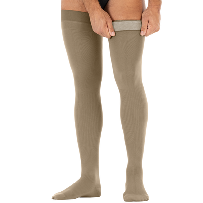 JOBST forMen Thigh High 15-20 mmHg Closed Toe Men's