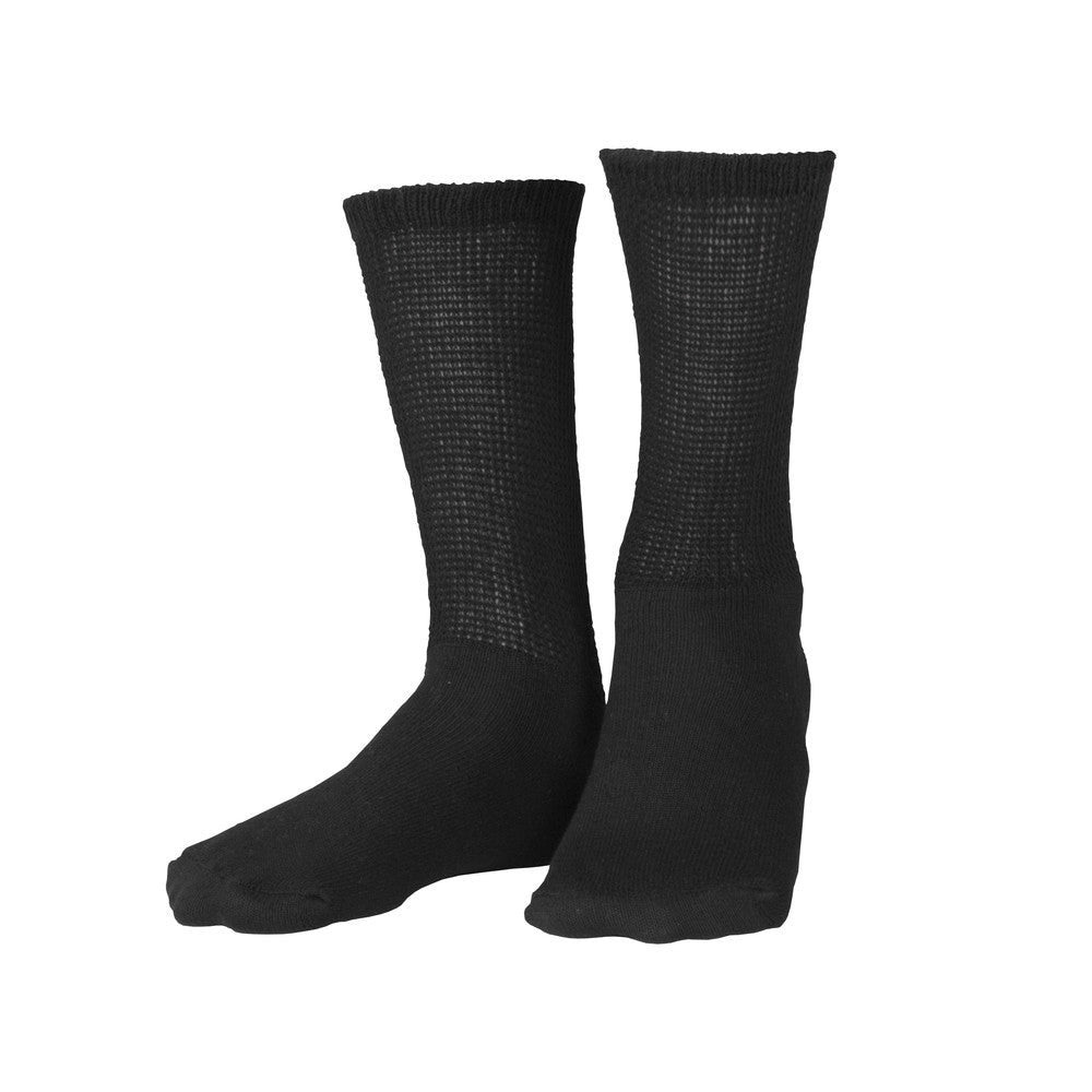 Truform Loose Fit Crew Length 3 Pack Diabetic Socks 8-15mmHg