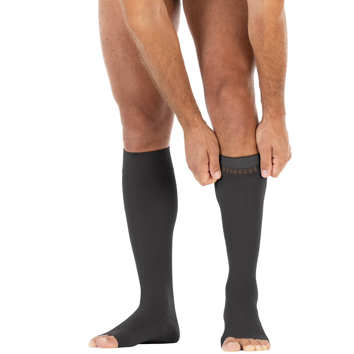 JOBST forMen Knee High 15-20 mmHg Open Toe Men's