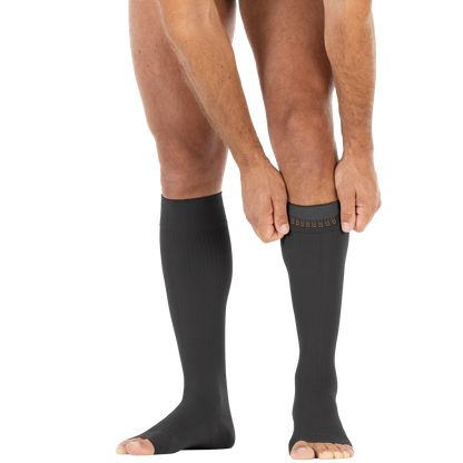 JOBST forMen Knee High 15-20 mmHg Open Toe Men's