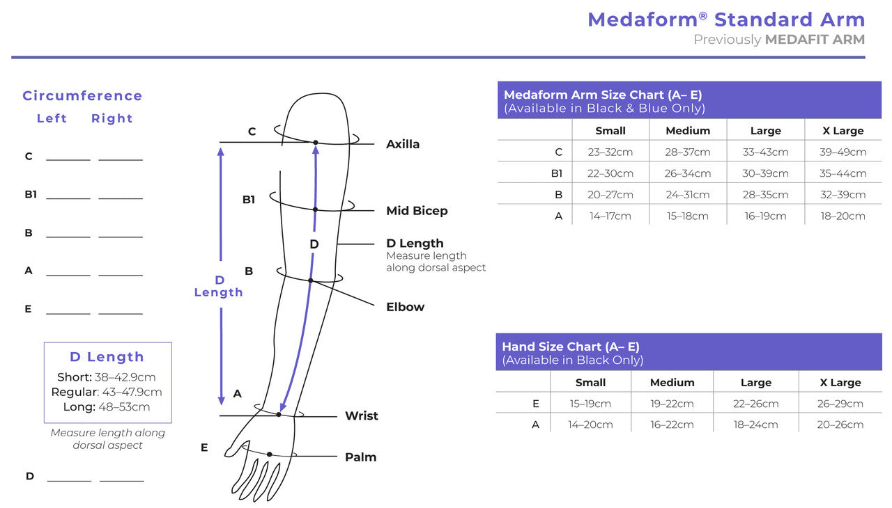 Sigvaris Medaform Standard Arm