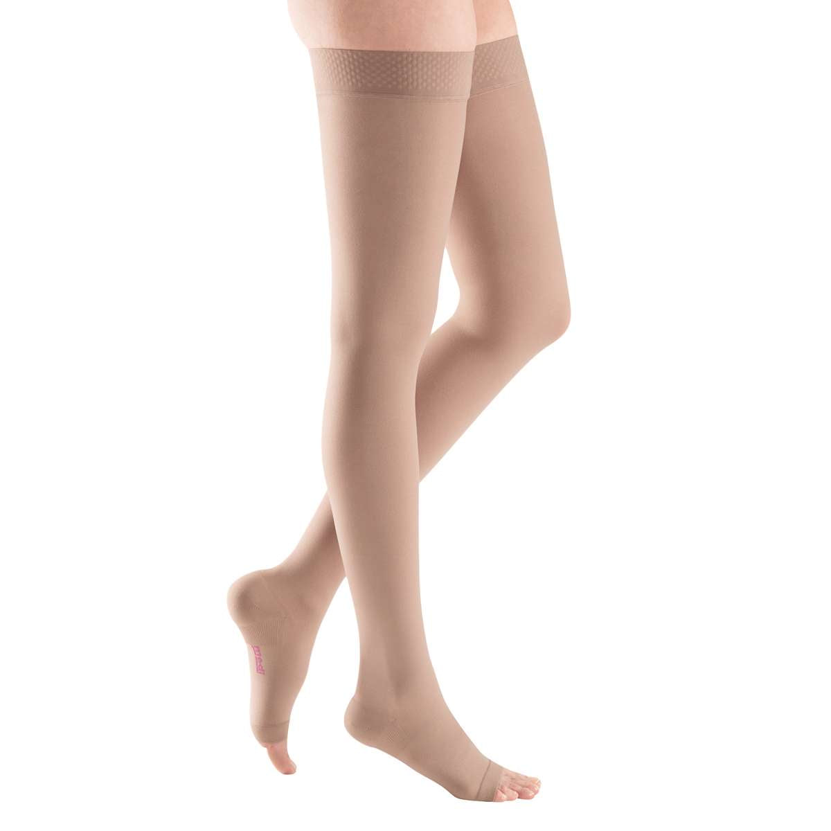 mediven Plus - single Thigh High Petite 20-30 mmHg Open Toe Unisex