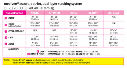 Medi Assure Pantyhose 15-20mmHg - Compression Level: Moderate 15-20 MmHg - Female - Leg