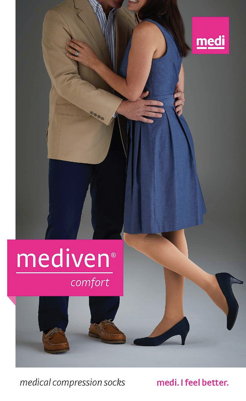 Medi Comfort Thigh High 20-30mmHg Open Toe - Compression Level: Firm 20-30 MmHg - Unisex - Foot