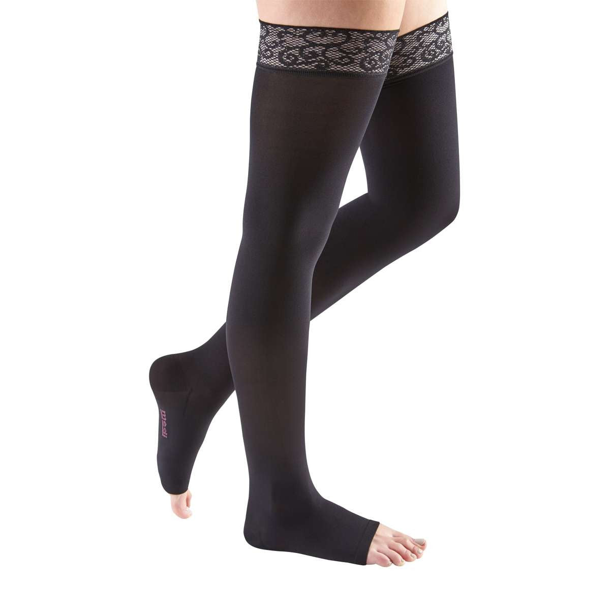 Medi Comfort Thigh High 30-40mmHg Open Toe - Compression Level: Extra Firm 30-40 MmHg - Unisex - Foot
