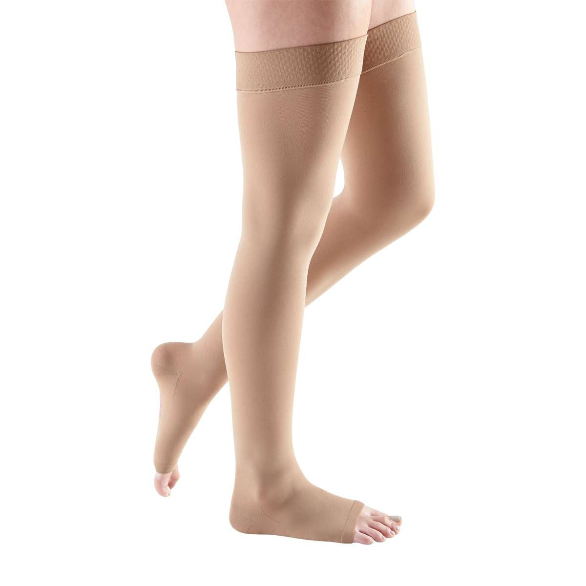 Medi Comfort Thigh High 30-40mmHg Open Toe - Compression Level: Extra Firm 30-40 MmHg - Unisex - Foot