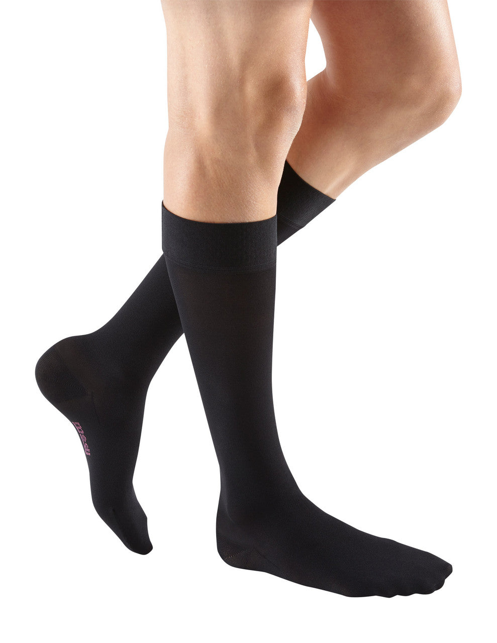 Medi Plus Knee High Extra Wide Calf w/ Beaded Silicone Band 30-40mmHg - Compression Level: Extra Firm 30-40 MmHg - Unisex - Calf