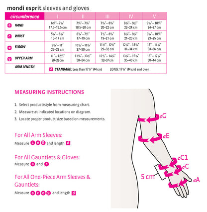 Mediven Mondi Esprit Armsleeve CCL2