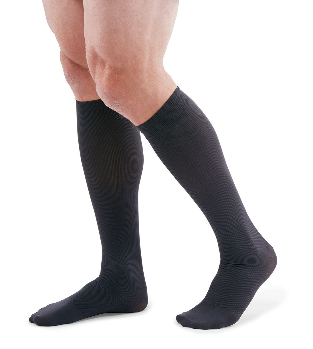 Mediven for Men Classic Ribbed Knee High 8-15mmHg - Compression Level: Mild 8-15 MmHG - Male - Knee