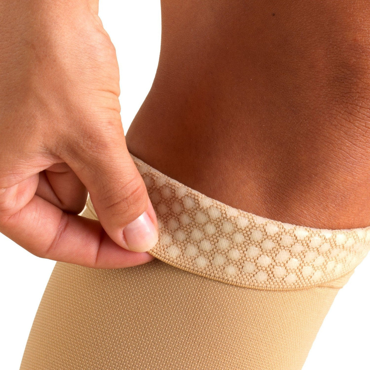 Truform Women's Opaque Thigh High 20-30mmHg - Compression Level: Firm 20-30 MmHg - Unisex - Leg