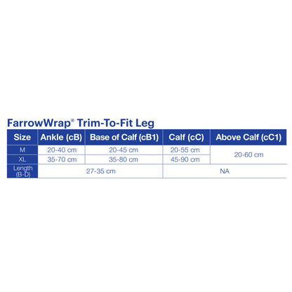 JOBST FarrowWrap Lite Legpiece Extra Band 20-30 mmHg Open Toe Unisex