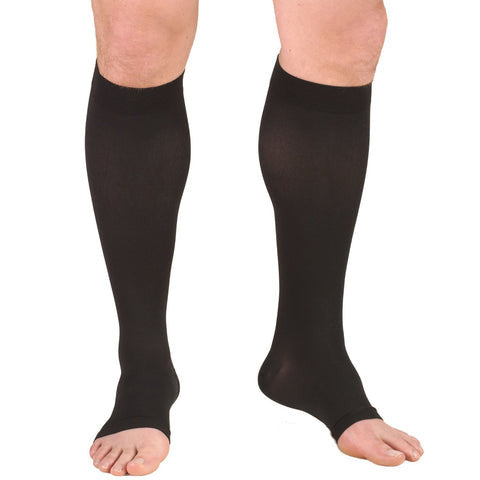 Truform Opaque Knee High with Soft Stay-up Top 15-20mmHg - Compression Level: Moderate 15-20 MmHg - Unisex - Knee