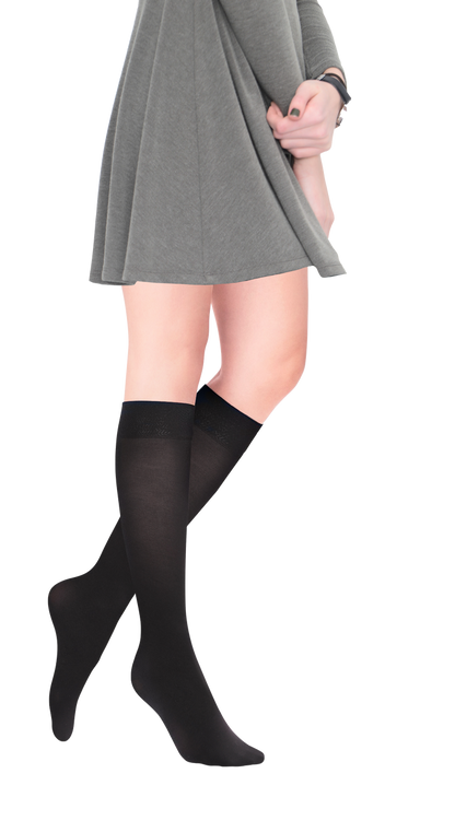 Royfa Opaque Knee High 15-20mmHg - Compression Level: Moderate 15-20 MmHg - Unisex - Knee