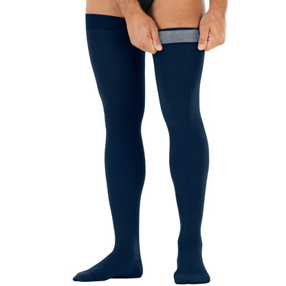 JOBST forMen Thigh High 20-30 mmHg Closed Toe Men's