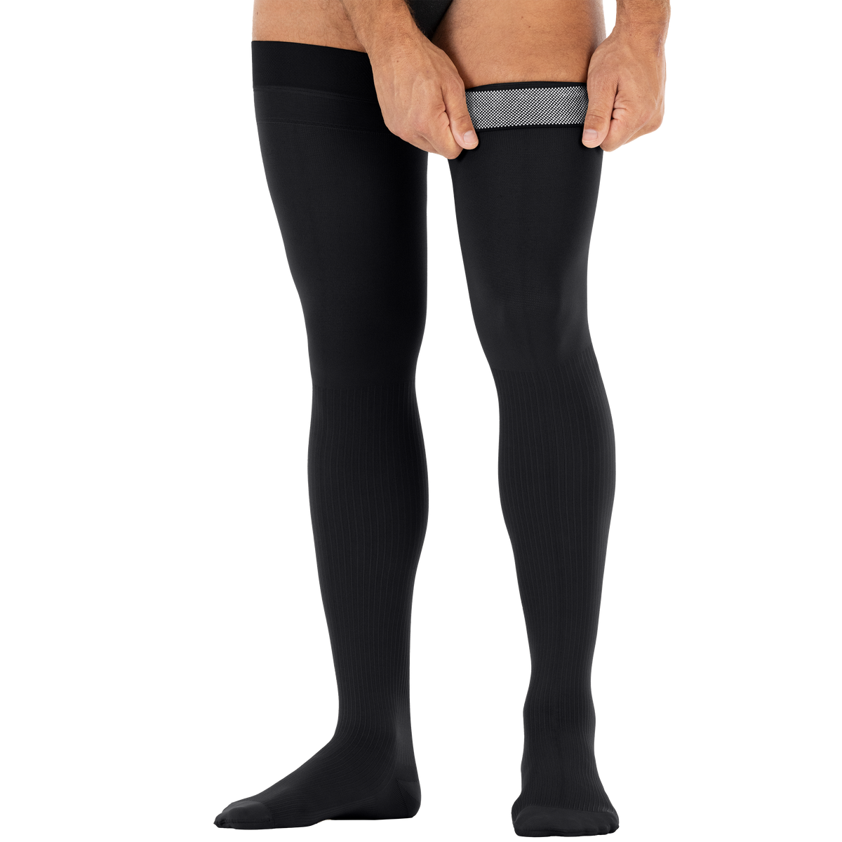 JOBST forMen Thigh High 20-30 mmHg Closed Toe Men's