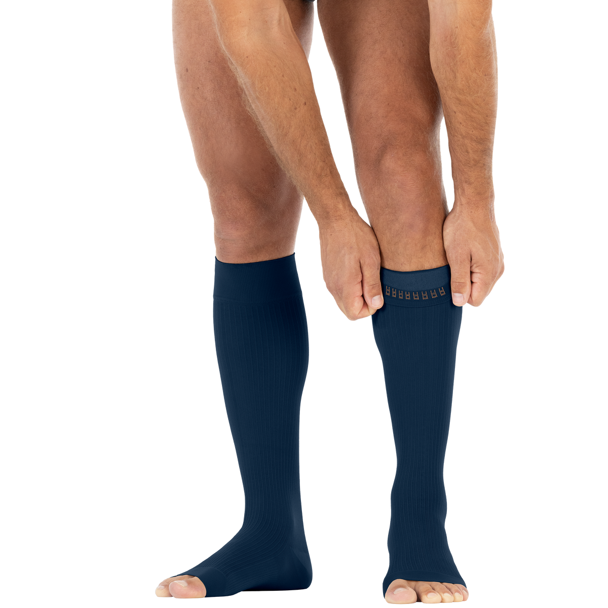 JOBST forMen Knee High 20-30 mmHg Open Toe Men's