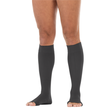 JOBST forMen Knee High 20-30 mmHg Open Toe Men's
