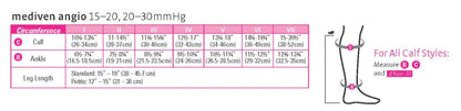 Mediven Angio Knee High 20-30mmHg - Compression Level: Firm 20-30 MmHg - Unisex - Knee
