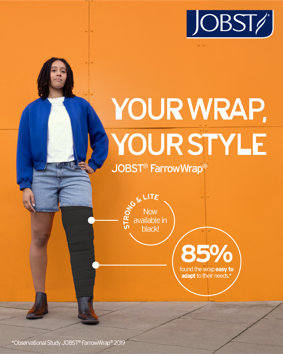 JOBST FarrowWrap Strong Thigh High Thighpiece 30-40 mmHg Unisex