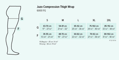 Juzo Compression Thigh Wrap - Unisex - Leg