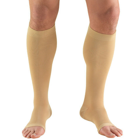 Truform Opaque Knee High with Soft Stay-up Top 15-20mmHg - Compression Level: Moderate 15-20 MmHg - Unisex - Knee