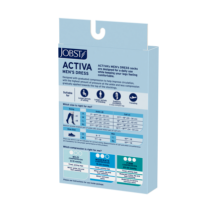 JOBST® Activa Men's Dress Knee High 8-15mmHg