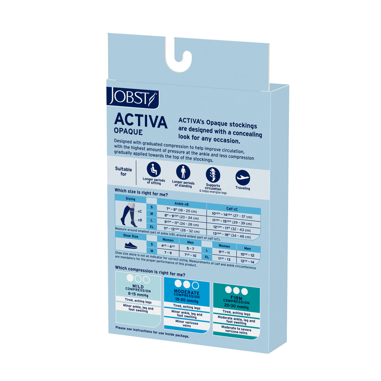 JOBST® Activa Opaque Pantyhose 20-30mmHg