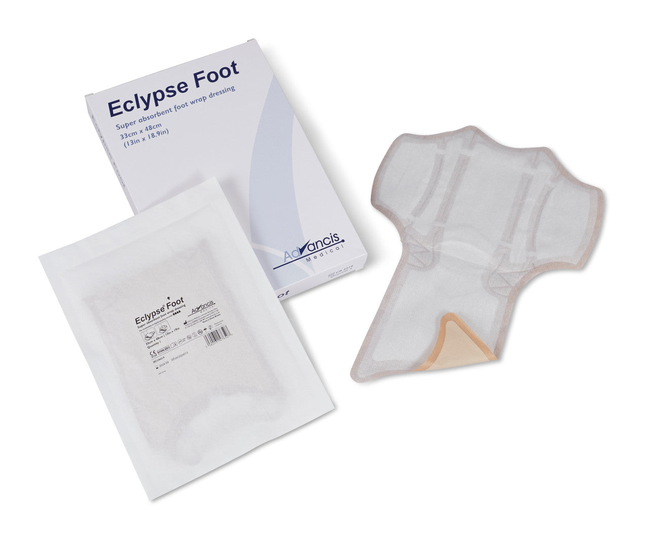 Eclypse® Foot- Super Absorbant Foot Wrap Dressing- 5 per Box